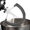 Pour batteur sur socle KitchenAid 6QT pagaie de fouet à bord flexible (gris argenté)